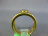 LARGE 1.45CT DIAMOND & AAA EMERALD 18KT 2 TONE GOLD ASSCHER OVAL ENGAGEMENT RING