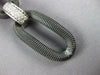 ESTATE LARGE & LONG 1.50CT DIAMOND 14KT WHITE GOLD OVAL LINK FUN TENNIS BRACELET