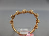 ESTATE .24CT DIAMOND 14KT ROSE GOLD 3D ROUND 8 STONE FILIGREE ANNIVERSARY RING