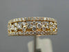 ESTATE WIDE .80CT DIAMOND 14KT ROSE GOLD 3D ETOILE WEDDING ANNIVERSARY RING 6mm
