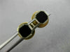ANTIQUE LARGE MORTIMER RICKS AAA ONYX PLATINUM OCTAGON SHIRT STUD CUFFLINK SET