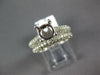 ESTATE 1.24CT DIAMOND 14K WHITE GOLD SEMI MOUNT ENGAGEMENT WEDDING BAND RING SET