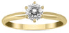 .50CT DIAMOND 14K YELLOW GOLD 3D CLASSIC ROUND 6 PRONG SOLITAIRE ENGAGEMENT RING