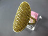 EXTRA LARGE 2.78CT FANCY YELLOW DIAMOND 18KT YELLOW GOLD CLASSIC OVAL FUN RING
