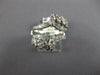 ESTATE WIDE .80CT DIAMOND 14KT WHITE GOLD INSERT WEDDING ANNIVERSARY RING #26107