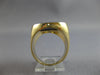ESTATE EXTRA LARGE AAA LAPIS 18K YELLOW GOLD SQUARE BEZEL UNISEX FUN RING #28051