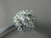 ANTIQUE LARGE 1.6CT OLD MINE DIAMOND 14K WHITE GOLD ENGAGEMENT INSERT RING 22658
