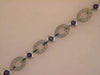 2.09CT DIAMOND & AAA AMETHYST 14KT WHITE GOLD 3D ROUND OVAL LINK TENNIS BRACELET