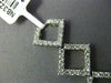 ESTATE WIDE 4.50CT DIAMOND 18K WHITE GOLD  CLASSIC OPEN SQUARE TENNIS BRACELET