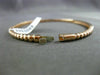 ESTATE .38CT ROUND DIAMOND 14KT ROSE GOLD 3D CLASSIC 3.5mm BANGLE BRACELET
