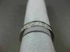 ESTATE WIDE 1CT PRINCESS DIAMOND 14KT WHITE GOLD 2 ROW WEDDING ANNIVERSARY RING