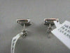 ESTATE 1.84CT FANCY YELLOW & WHITE DIAMOND 14KT WHITE GOLD SQUARE EARRINGS
