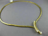 ESTATE 1.05CT DIAMOND 18KT YELLOW GOLD 3D CLASSIC JOURNEY DROP NECKLACE #12018