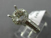 ESTATE .63CT DIAMOND 14K WHITE GOLD 9 STONE CHANEL WEDDING ANNIVERSARY RING 2419
