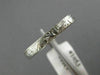 ANTIQUE 18KT WHITE GOLD CLASSIC FILIGREE MILGRAIN WEDDING ANNIVERSARY RING #1053