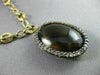 ANTIQUE LARGE 28.86CT FANCY DIAMOND & AAA SMOKY TOPAZ 14KT YELLOW GOLD NECKLACE