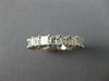 3.0CT DIAMOND 14K WHITE GOLD 3D PRINCESS ETERNITY WEDDING ANNIVERSARY RING 19900