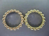 ESTATE 14KT YELLOW & ROSE GOLD HANDCRAFTED DOUBLE ETERNITY BEADED STACKABLE RING