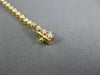 ESTATE .96CT DIAMOND 18KT YELLOW GOLD 3D CLASSIC ROUND 2mm LOVE TENNIS BRACELET
