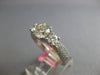 ESTATE 2.02CT DIAMOND 18KT WHITE GOLD 3D ROUND CLASSIC 3 STONE ENGAGEMENT RING