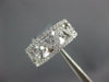 WIDE 1.05CT DIAMOND 18KT WHITE GOLD 3D OPEN FILIGREE ETERNITY ANNIVERSARY RING