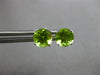 ESTATE 1.80CT AAA PERIDOT 14KT WHITE GOLD CLASSIC SOLITAIRE STUD EARRINGS #27901