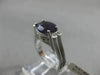 ESTATE 1.86CT DIAMOND & AMETHYST 14K WHITE GOLD FILIGREE PROMISE FRIENDSHIP RING