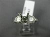 0.76CT ROUND & BAGUETTE DIAMOND 14K 2 TONE GOLD SEMI MOUNT ENGAGEMENT RING #1560