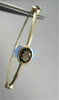 ANTIQUE HAMMER LOOK 9MM 2.7CT SMOKY TOPAZ 14KT YELLOW GOLD BANGLE ONE OF A KIND