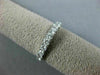 ESTATE .74CT DIAMOND 14KT WHITE GOLD 3D SEMI ETERNITY 13 STONE ANNIVERSARY RING