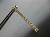 ESTATE LARGE 1.6CT DIAMOND 14KT YELLOW GOLD ROUND JOURNEY FLEXIBLE BAR HANGING EARRINGS