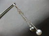 LARGE 1.07CT DIAMOND AAA TAHITIAN & AAA SOUTH SEA PEARL 18KT WHITE GOLD EARRINGS