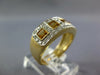 .91CT DIAMOND & AAA CITRINE 14KT YELLOW GOLD 3D SQUARE & ROUND ANNIVERSARY RING