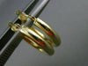 ESTATE 14KT YELLOW GOLD 3D CLASSIC HANGING HOOP EARRINGS #25136