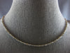 ESTATE 11.71CT GRAY DIAMOND 18KT WHITE GOLD BY THE YARD ETERNITY TENNIS NECKLACE