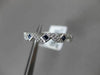ANTIQUE .22CT AAA SAPPHIRE 14KT WHITE GOLD 5 STONE FILIGREE RING AMAZING!!!!!!!!