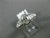 ESTATE 2.02CT ROUND OVAL & PRINCESS DIAMOND 14K WHITE GOLD ENGAGEMENT RING 25940