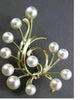 ESTATE LARGE 14KT YELLOW GOLD MIKIMOTO AAA SOUTH SEA PEARL BOW PIN BROOCH #23634