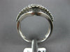 ESTATE WIDE .70CT WHITE & BLACK DIAMOND 14KT WHITE GOLD 3D HAPPY FACE FUN RING