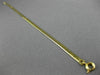 ESTATE LONG 14KT YELLOW GOLD 3D CLASSIC HERRINGBONE CHAIN BRACELET #25321