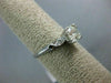 ANTIQUE GIA CERTIFIED .94CT DIAMOND PLATINUM 3D FISHTAIL ENGAGEMENT RING #23268