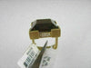 ANTIQUE WIDE 14CTW SMOKY TOPAZ DIAMOND 14K Y GOLD RING