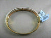 ANTIQUE WIDE 1.79CTW DIAMOND 18K TRI COLOR GOLD MULTI ROW BANGLE ONE OF A KIND!!