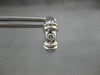 ESTATE .14CT DIAMOND 14KT WHITE GOLD 3D CLASSIC SOLITAIRE ETOILE HUGGIE EARRINGS