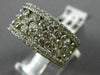 ESTATE WIDE 2.80CT DIAMOND 14K WHITE GOLD ETOILE WEDDING ANNIVERSARY RING #21820