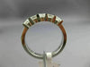 ESTATE .61CT PRINCESS DIAMOND 14K WHITE GOLD 3D WEDDING ANNIVERSARY RING #14578