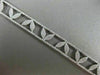 ESTATE WIDE 1.60CT ROUND DIAMOND 14KT WHITE GOLD 3D MULTI LEAF TENNIS BRACELET