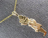 ESTATE 14KT YELLOW GOLD 3D CLASSIC HANDCRAFTED FUNNY CLOWN CHARM PENDANT #27417