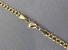 ESTATE LONG 14KT YELLOW GOLD 3D CLASSIC HEART LOVE LINK BRACELET #26015