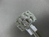 ESTATE LARGE 1.0CT DIAMOND 14K WHITE GOLD 3D INFINITY LOVE KNOT ANNIVERSARY RING